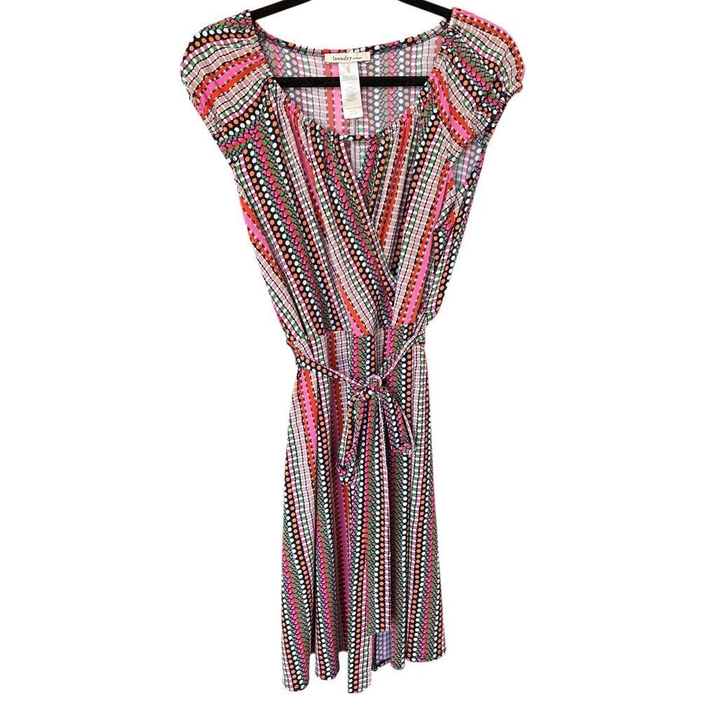 Women's Laundry by Shelli Segal Dress in XL Polka Dots Geometric Pattern